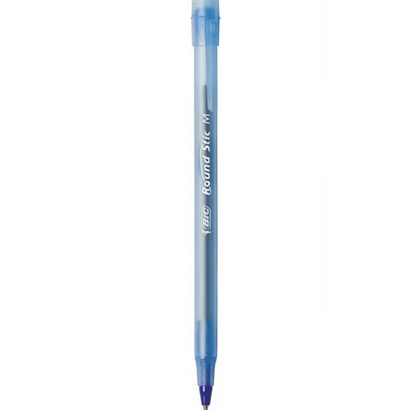 NEW 2pk 10 Count BIC Round Stick Xtra Life Ballpoint Blue Pen School Supplies - Picture 4 of 7